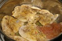Melt butter in a pan or in pot and sautee cutlets...