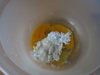 Mix eggs with powdered and vanilla (preferably...