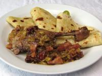 ...with baked duck and Lokše....