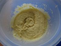 Pour water into the dry mixture, stir and allow to...
