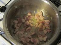 Clean the onion, cut and fry in fat (oil). Wash...