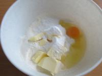 Measure both of kind of flour in a bowl, add pinch...