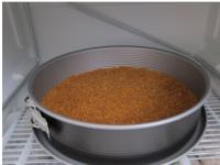 Let the base freeze in a freezer for 15 minutes....