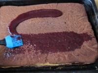 Put the first base in baking shet, removing the...