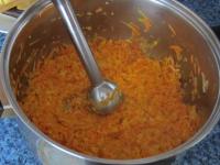 Then partly mix it with hand blender. ...