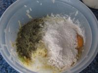 Add marjoram, salt, flour and breadcrumbs. Add...