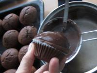 After baking let the muffins cool and remove them...