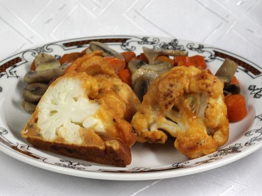 Dismantle the cauliflower into florets and wash...