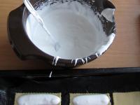Place the sticks on baking tin with parchment...