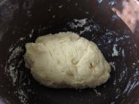 Knead the coherent dough, allow it to rest for...