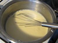 Mix up sugar and pudding powder in milk. Cook...