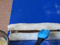 Roll the dough into a roll - one side to the...
