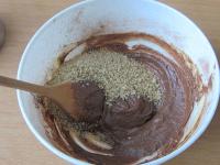 Stir in ground walnuts, cocoa.......
