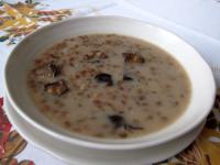 During serving each can season the soup with the...