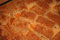 Once the pastry is baked and cool, cut it into...