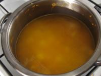 Add salt and water. Cook until the potatoes are...