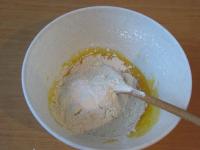 Stir in a water thereafter flour with baking...