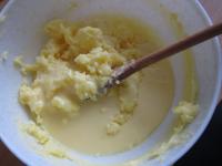 Stir in the custard and liqueur. Beat well and...