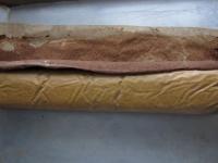 Take the roulade out of the towel. Carefully...