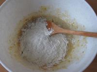Add flour, mix......