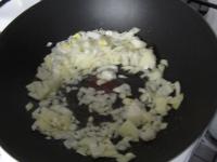 Peel the onion, cut finely and fry in oil....