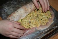 Roll the roulade carefully and......