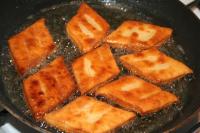 Fry fanky in warm oil for about 2 minutes on each...