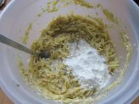 Pour in a flour and blend well. ...