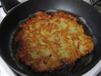 Turn the pancake and fry on the other side....