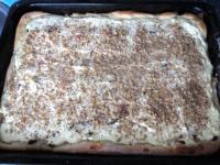 Bake the cake in preheated oven at 355°F (180°C)...