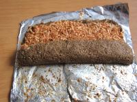 ... and with the help of aluminium foil roll the...