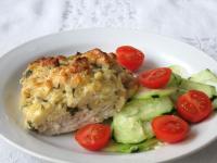 Cut into the portions according to knolls. Serve...