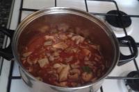 Add pepper, caraway, bay leaf, vegetable salt,...