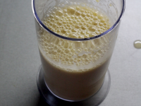 Mix with an immersion blender....