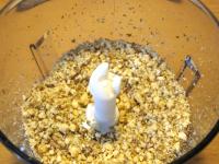... finely chop walnuts ......