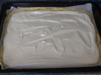 Spread the filling over the dough. Leave the...