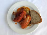 Serve warm with fresh bread....