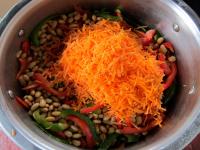 Wash peppers, core them and clean them and cut...