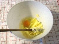 Stir in the egg......