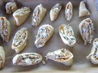 Line a baking tin with parchment paper and place...