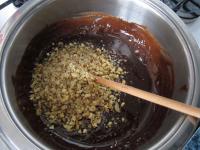 Stir in the walnuts......