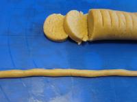 Take dough out of the fridge and form into the 15...
