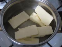 Pour lemon juice in a pot, add sugar and butter....