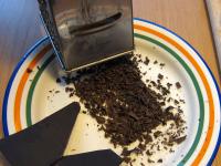 Grate chocolate....