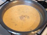 ... and mix it with meat....