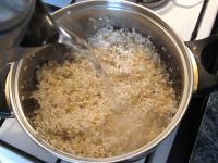 Pour it over with boiling water about 1,5 cm above...