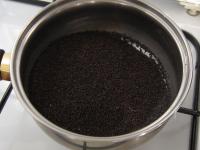 Bring milk to the boil and pour in the poppy seed,...