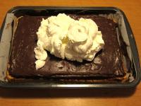 Whisk whipping cream with cream stabilizer and...