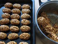 Use your hands to create small balls from the warm...