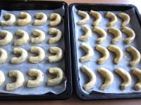 Let the crescents rise in a warm place for 15...